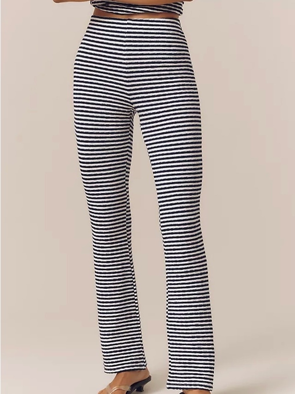 NWT Anthropologie Maeve Striped Flare Pant MP
